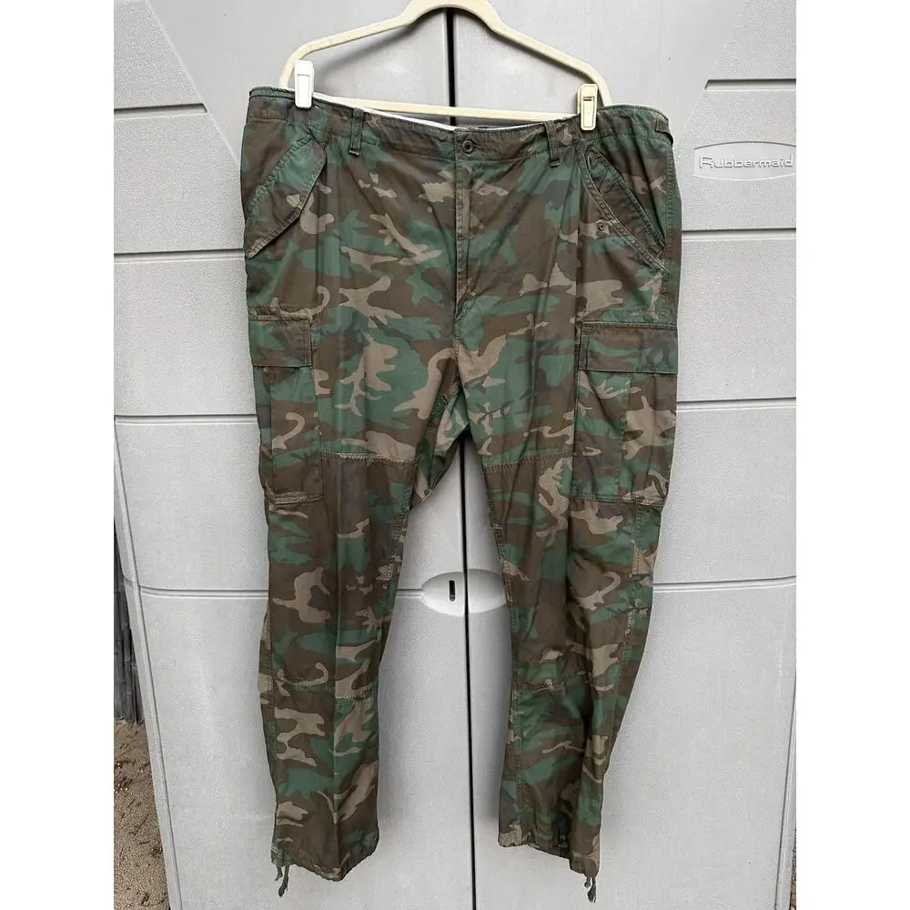 Polo Ralph Lauren Mens 46B Canvas Pants Classic Fit Ripstop Utility Camouflage